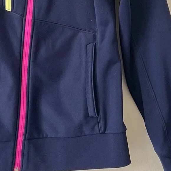 The North Face Hoodie in Navy Blue and Hot Pink Accent, Size M - Picture 12 of 14